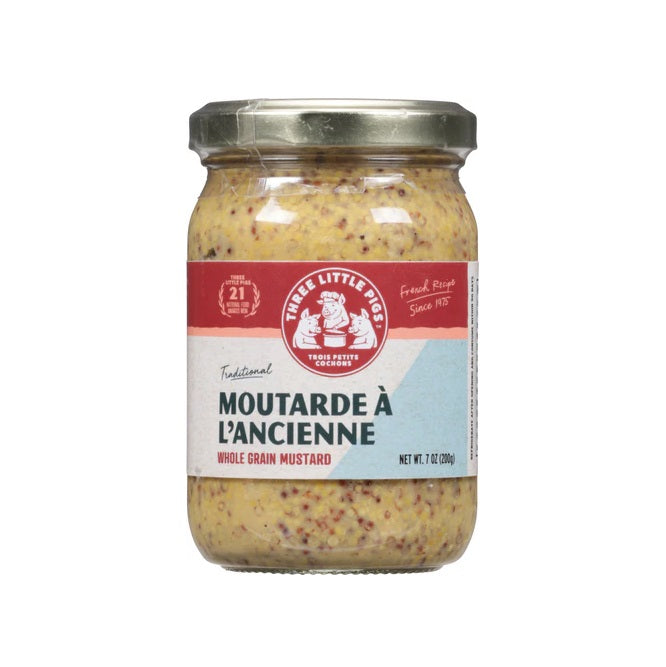 A jar of grainy mustard available at our Palm Springs wine store, Perry's.