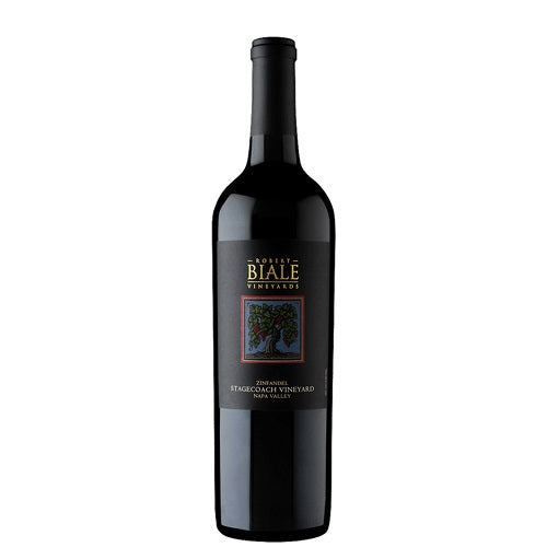 A bottle of Robert Biale Zinfandel, available at our Palm Springs wine store, Perry's.