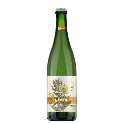 Bottle of Biokult Naken skin contact wine from Austria.