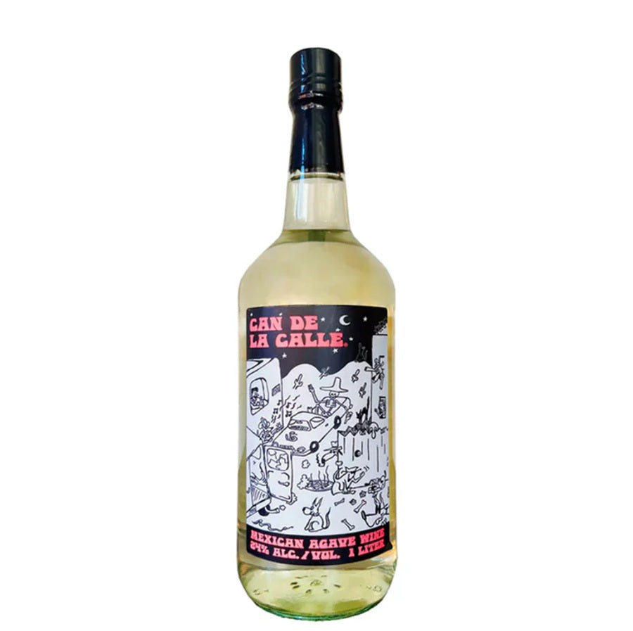 Bottle of 'Cien De La Calle' agave wine at Perry's Palm Springs