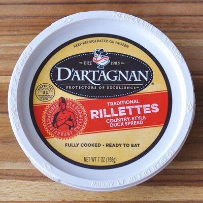 Duck Rillettes, available at our Palm Springs liquor store, Perry's.