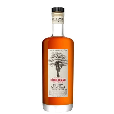 A bottle of Fanny Fougerat Cognac, available at our Provincetown liquor store, Perry's.