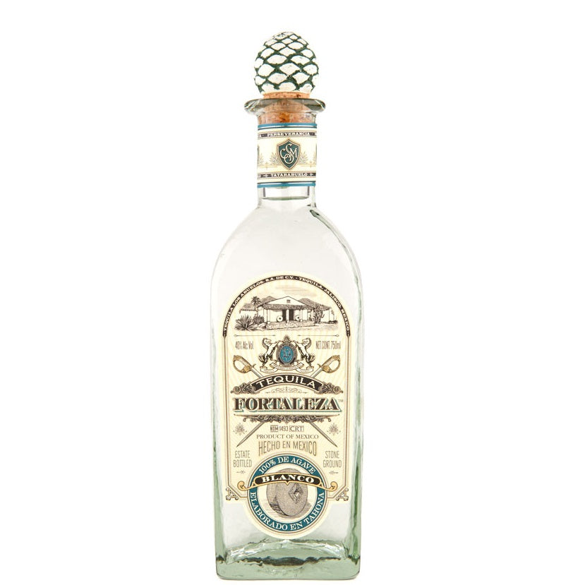 A bottle of Fortaleza Blanco, available at our Palm Springs liquor store, Perry's.