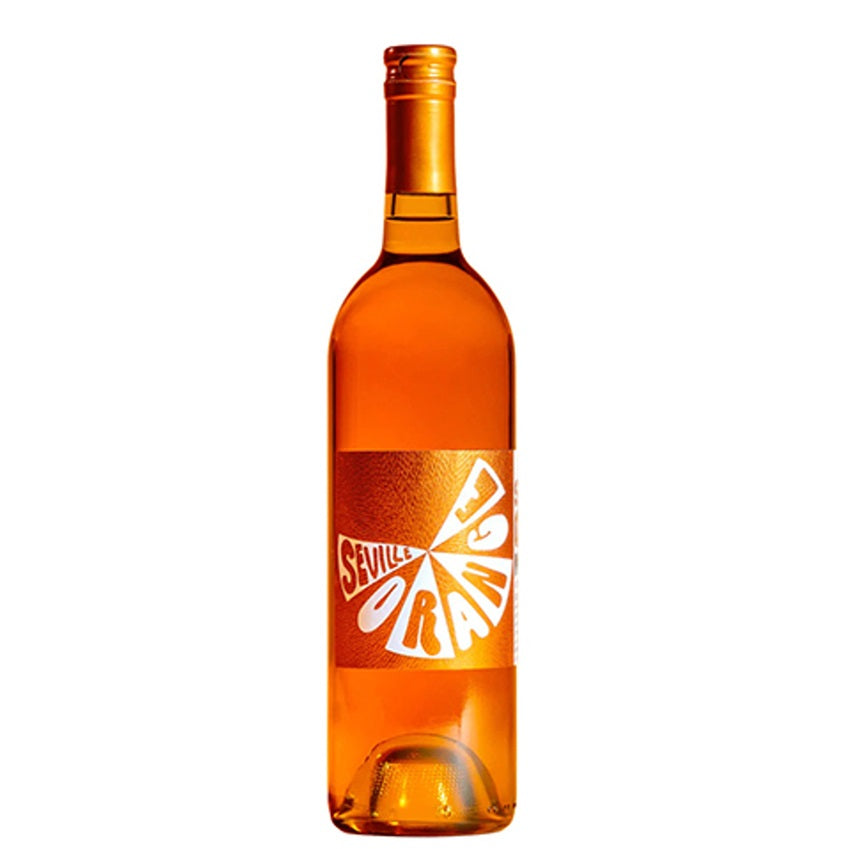 A bottle of Mommenpop Seville Orange Aperitivo, available at our Palm Springs liquor store, Perry's.