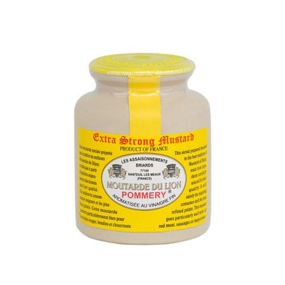 A jar of extra strong Dijon mustard, available at our Palm Springs liquor store, Perry's.