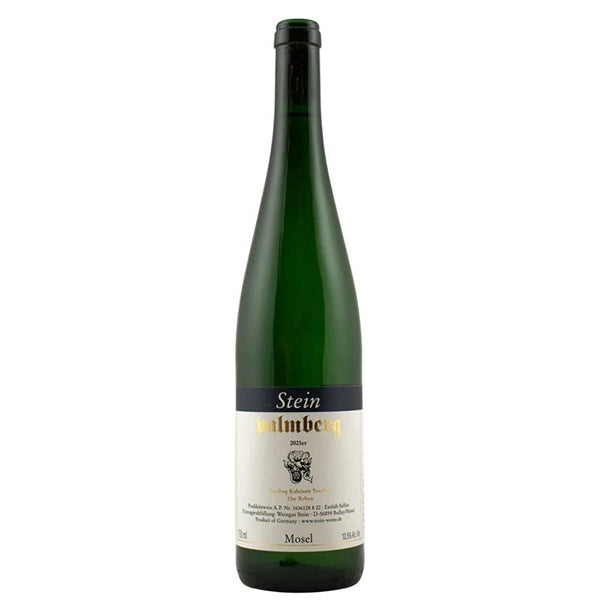A bottle of Stein Palmberg Riesling, available at our Palm Springs wine store, Perry's
